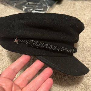 Ralph Lauren newsboy Breton wool hat NEW ONE SIZE 57 cm